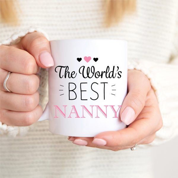 World's Best Nanny & Grandad Pair Of Ceramic Mugs Cups - Image 4