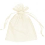 Ivory Organza Gift Bag