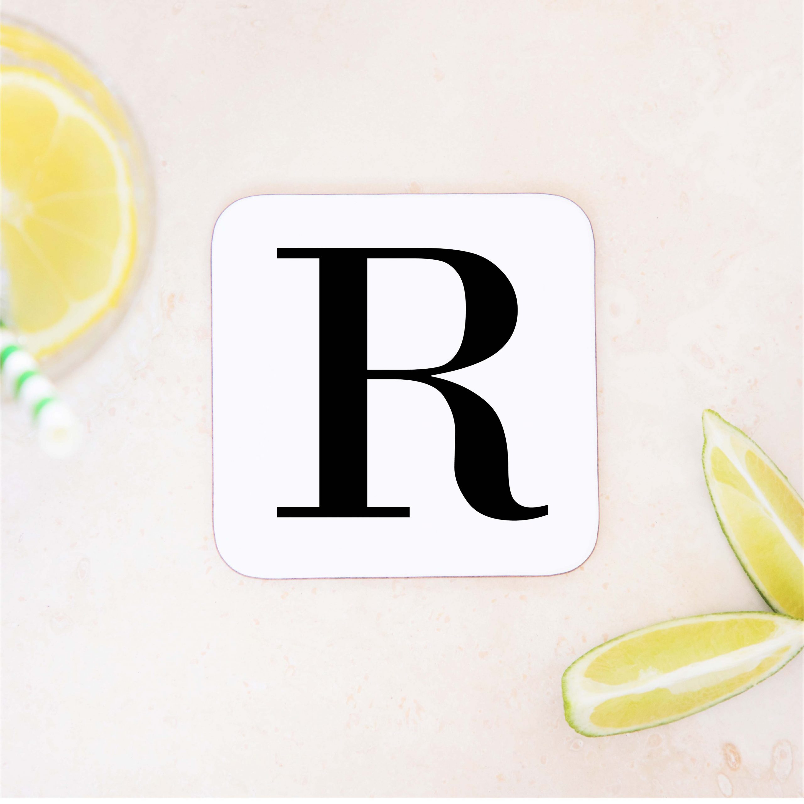 Alphabet Letter Wooden Coaster - Housewarming Gift - Image 6