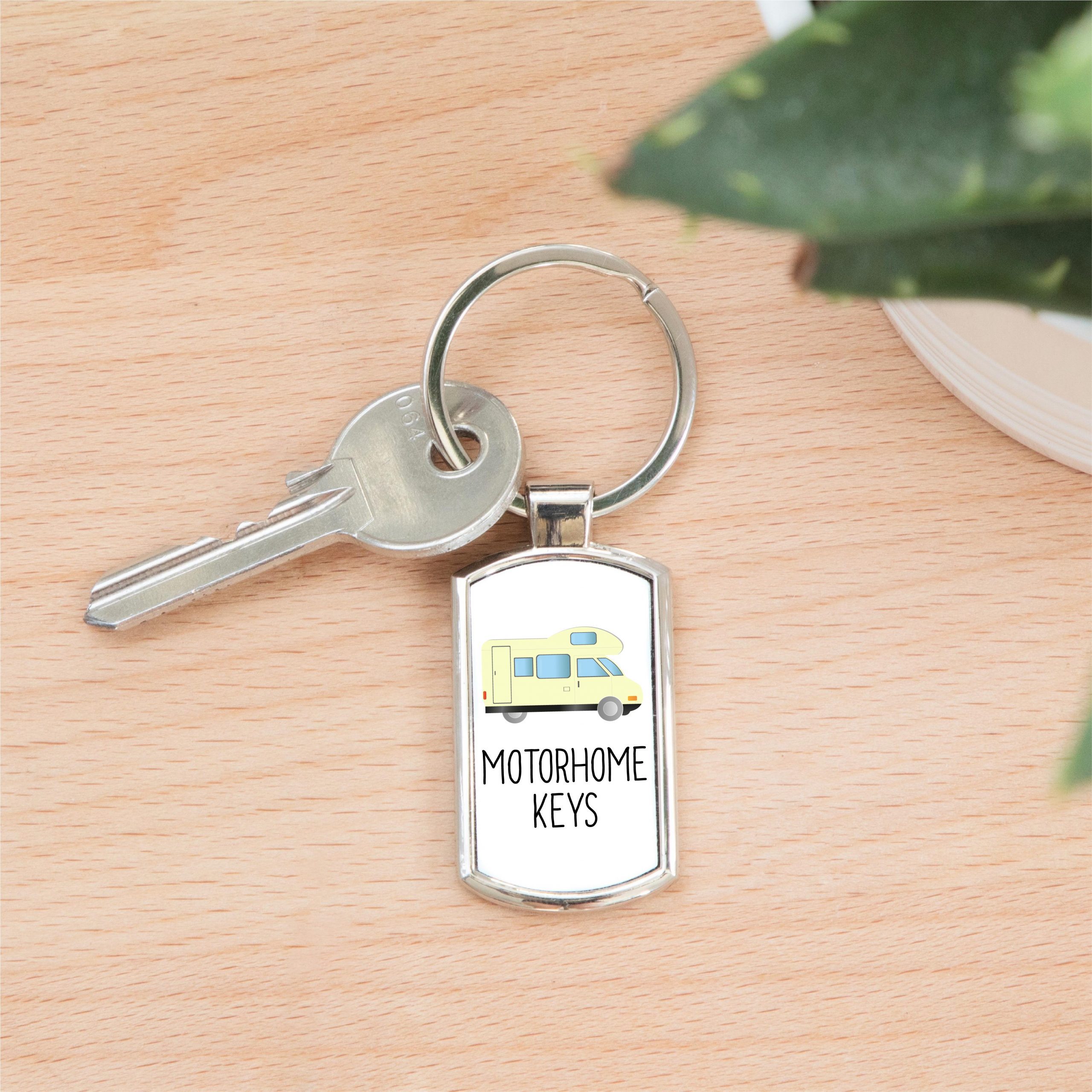 Motorhome Keys Metal Keyring - Image 2
