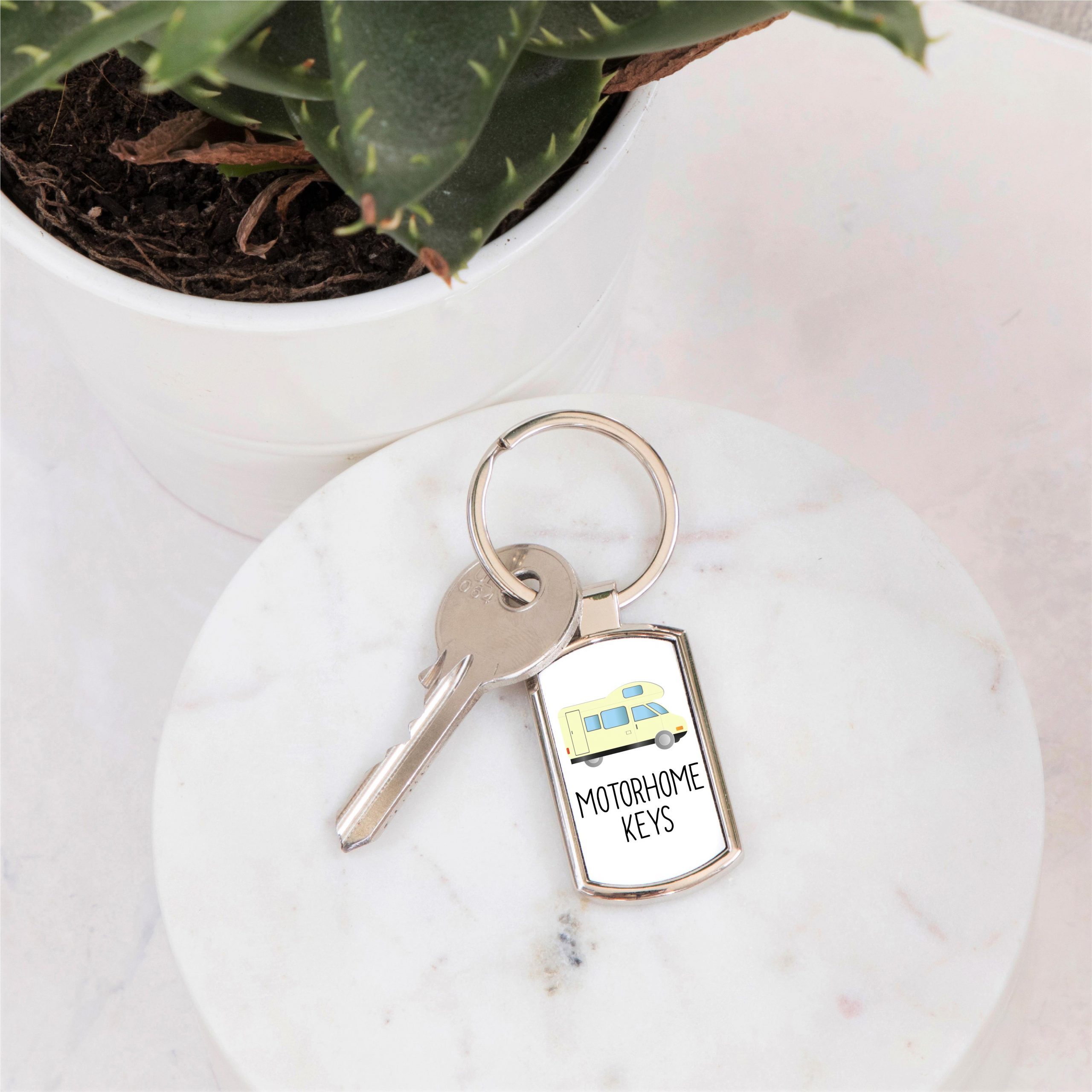 Motorhome Keys Metal Keyring - Image 3
