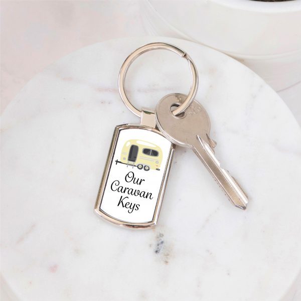 Our Caravan Keys Metal Keyring - Image 5
