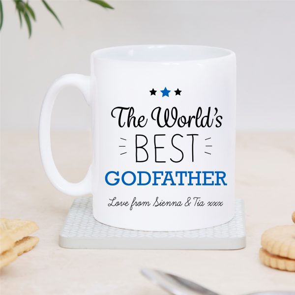Personalised World's Best Godfather Ceramic Mug Cup - Image 3