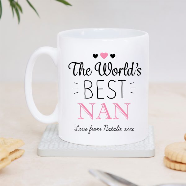 Personalised World's Best Nan Ceramic Mug Cup - Image 3
