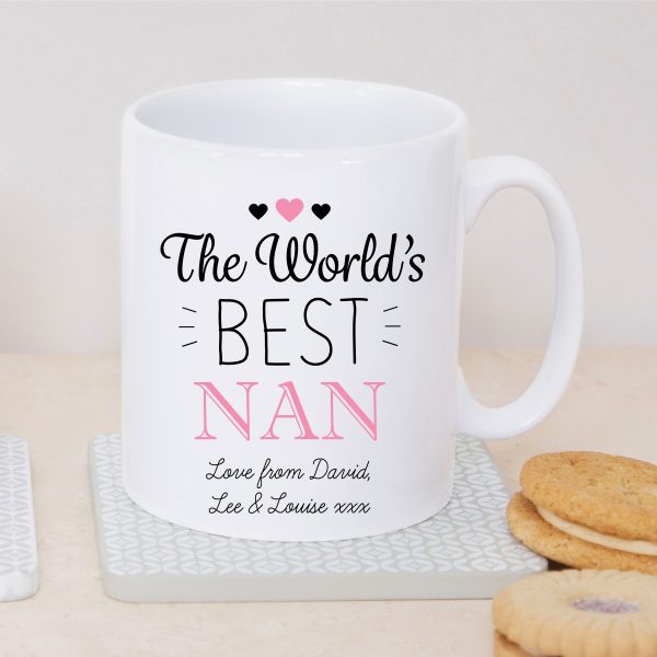 Personalised World's Best Nan Ceramic Mug Cup - Image 4