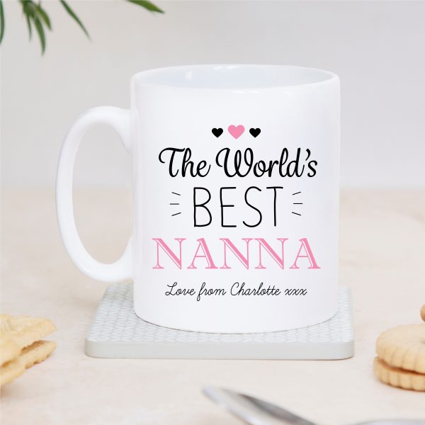 Personalised World's Best Nanna Ceramic Mug Cup - Image 3