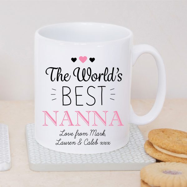 Personalised World's Best Nanna Ceramic Mug Cup - Image 4