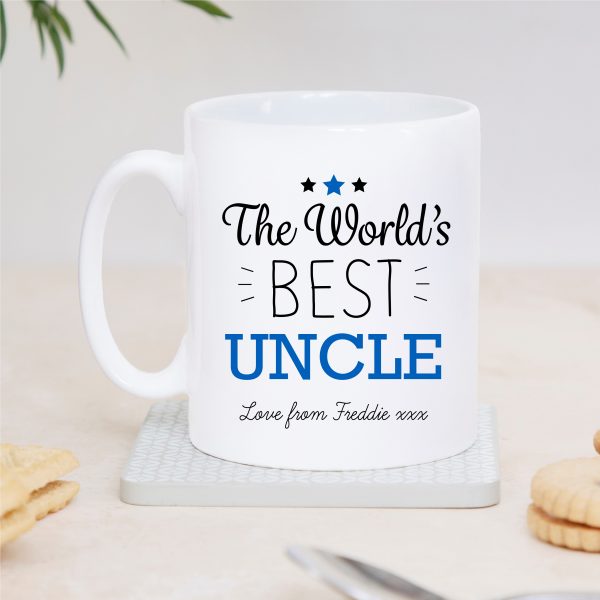 Personalised World's Best Uncle Ceramic Mug Cup - Image 3