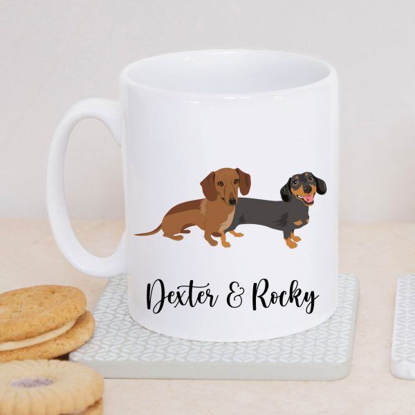 Personalised Life Is Better With Dogs Ceramic Mug Cup - Image 3