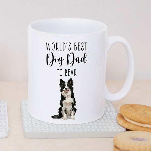 Personalised World's Best Dog Dad Ceramic Mug Cup - Image 5