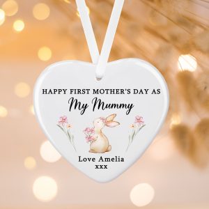 Personalised First Mother's Day As My Mummy Ceramic Decoration Ornament - Gift for Mummy