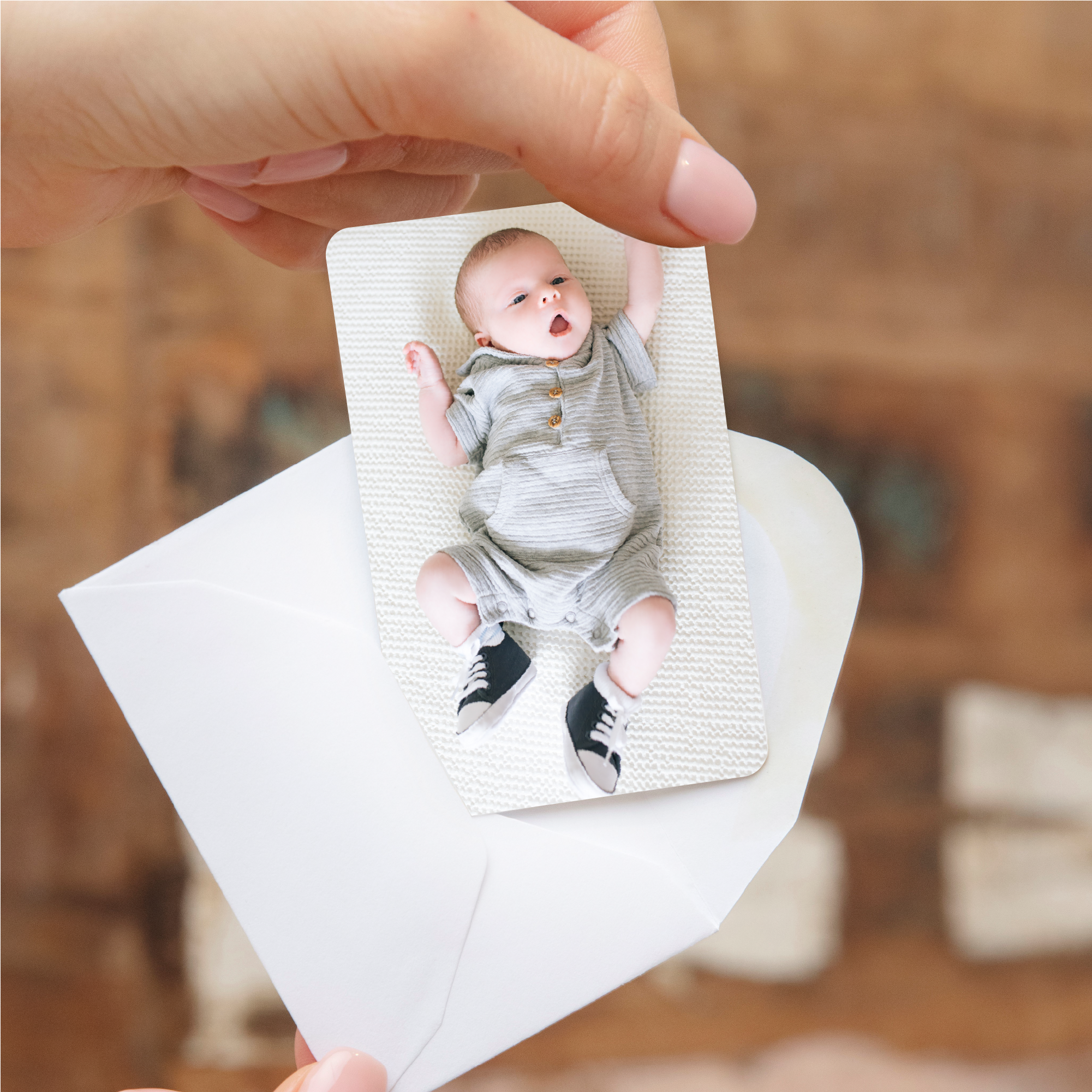 Personalised Day You Became My Nana & Photo Metal Wallet Card - Gift for Nana - Image 5
