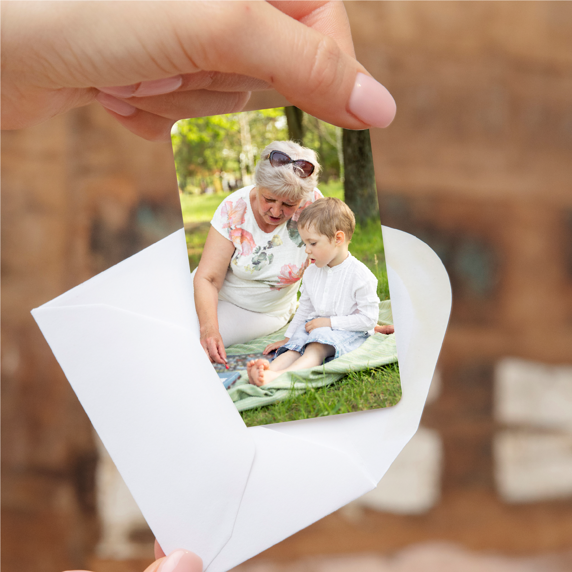 Personalised Day You Became My Nanny & Photo Metal Wallet Card - Gift for Nanny - Image 5