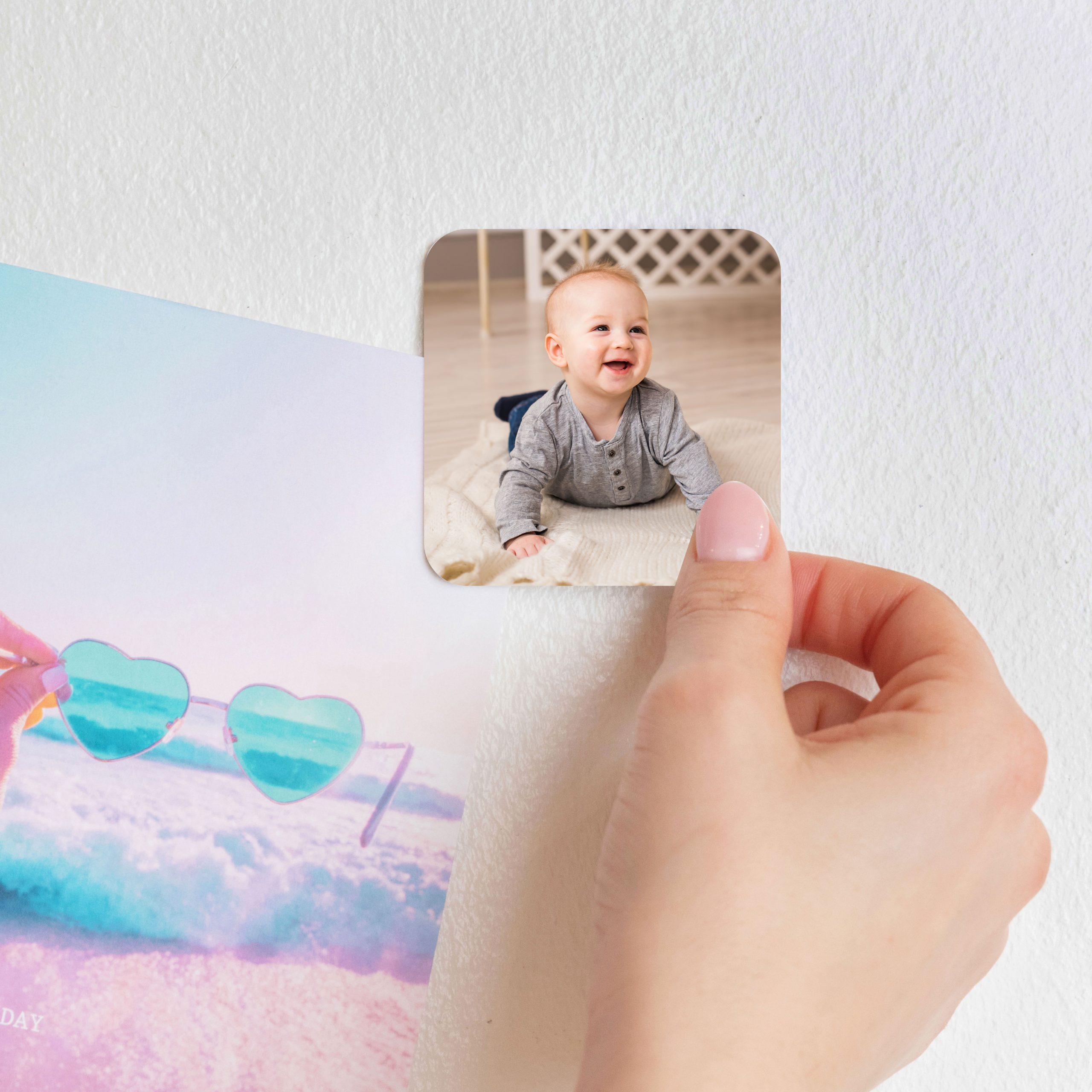 Personalised Photo Metal Fridge Magnet - Gift for Him or Her - Image 2