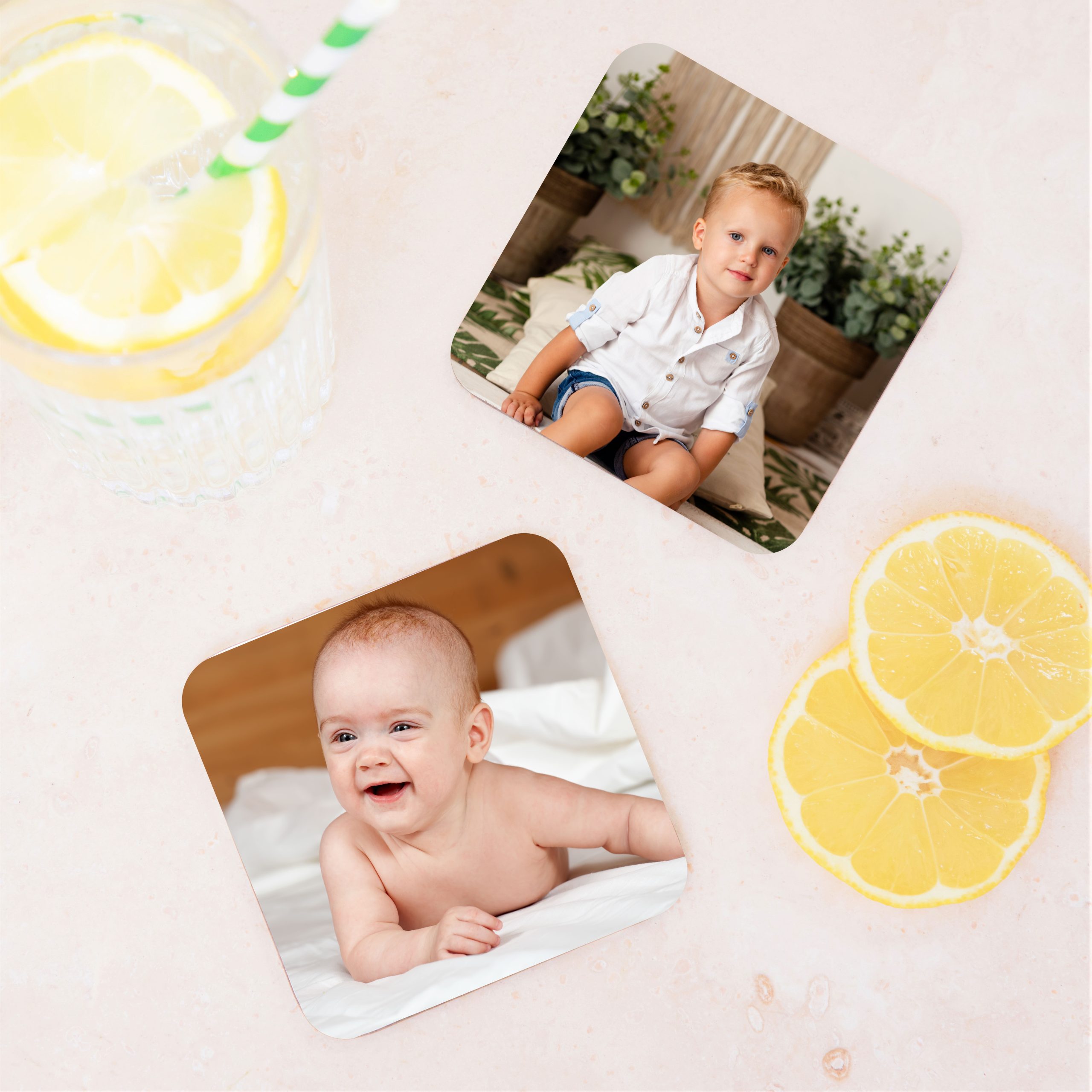 Personalised Photos Wooden Coaster Set - Gift for Him or Her - Image 5