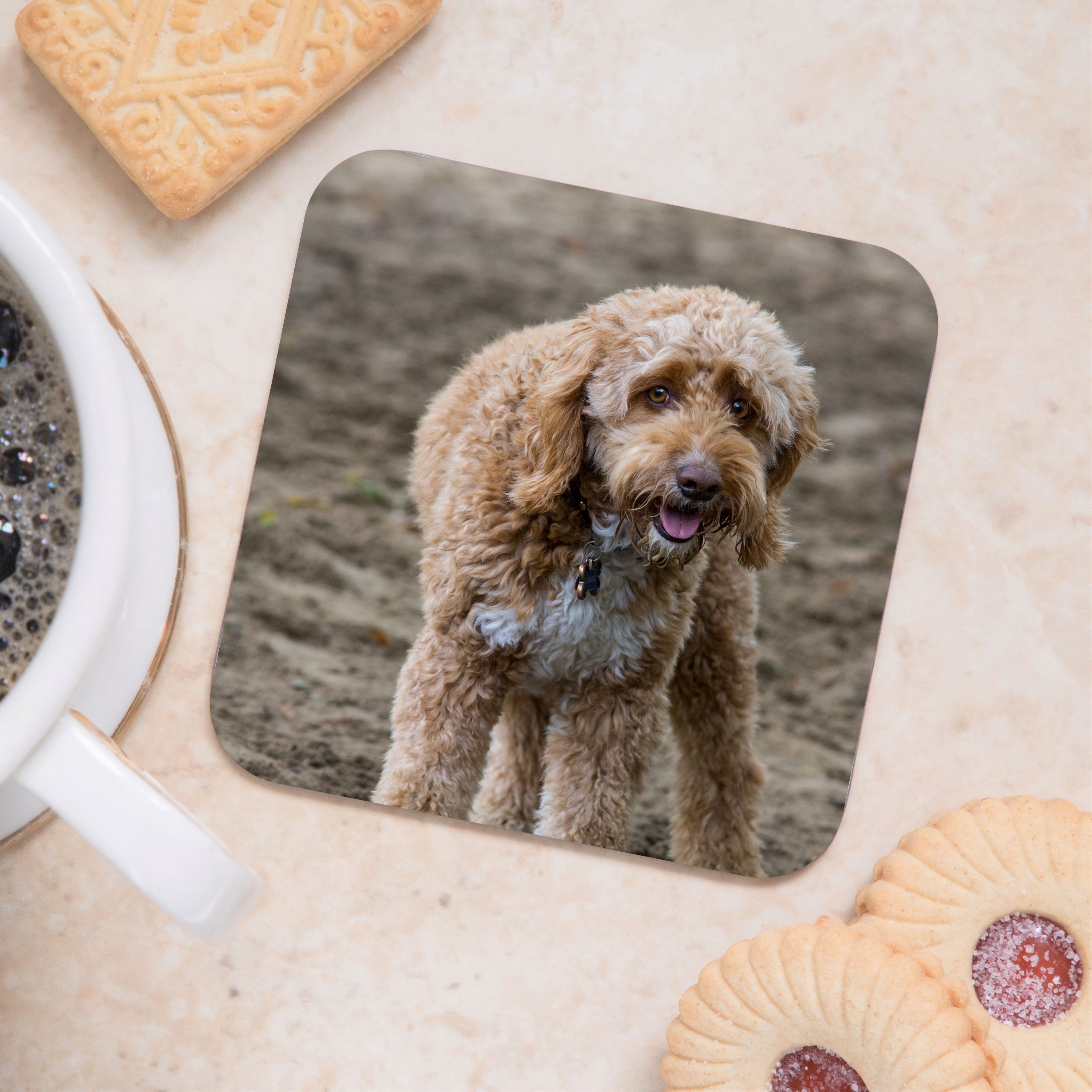 Personalised Pet Photos Wooden Coaster Set - Gift for Dog Dad or Cat Mum - Image 3