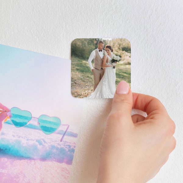 Personalised Photo Metal Fridge Magnet - Image 2