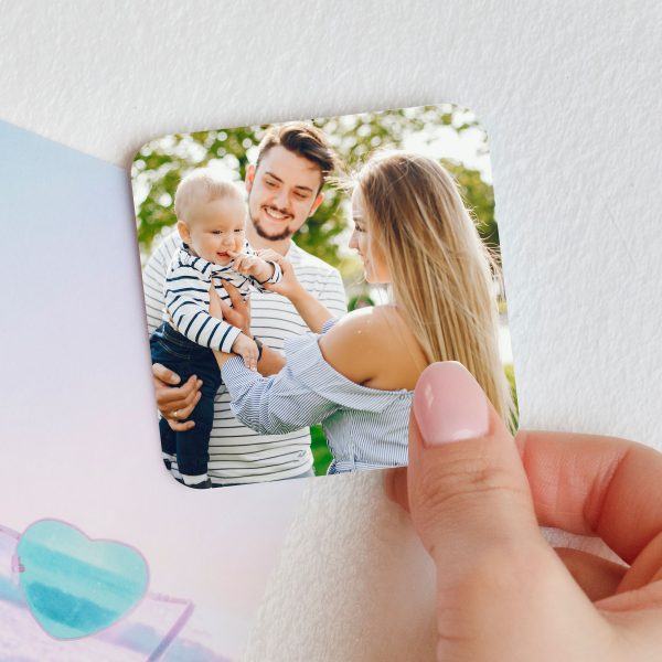 Personalised Photo Metal Fridge Magnet - Image 3