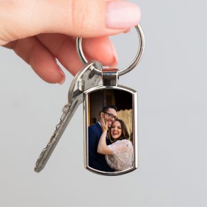 Personalised Photo Metal Keyring