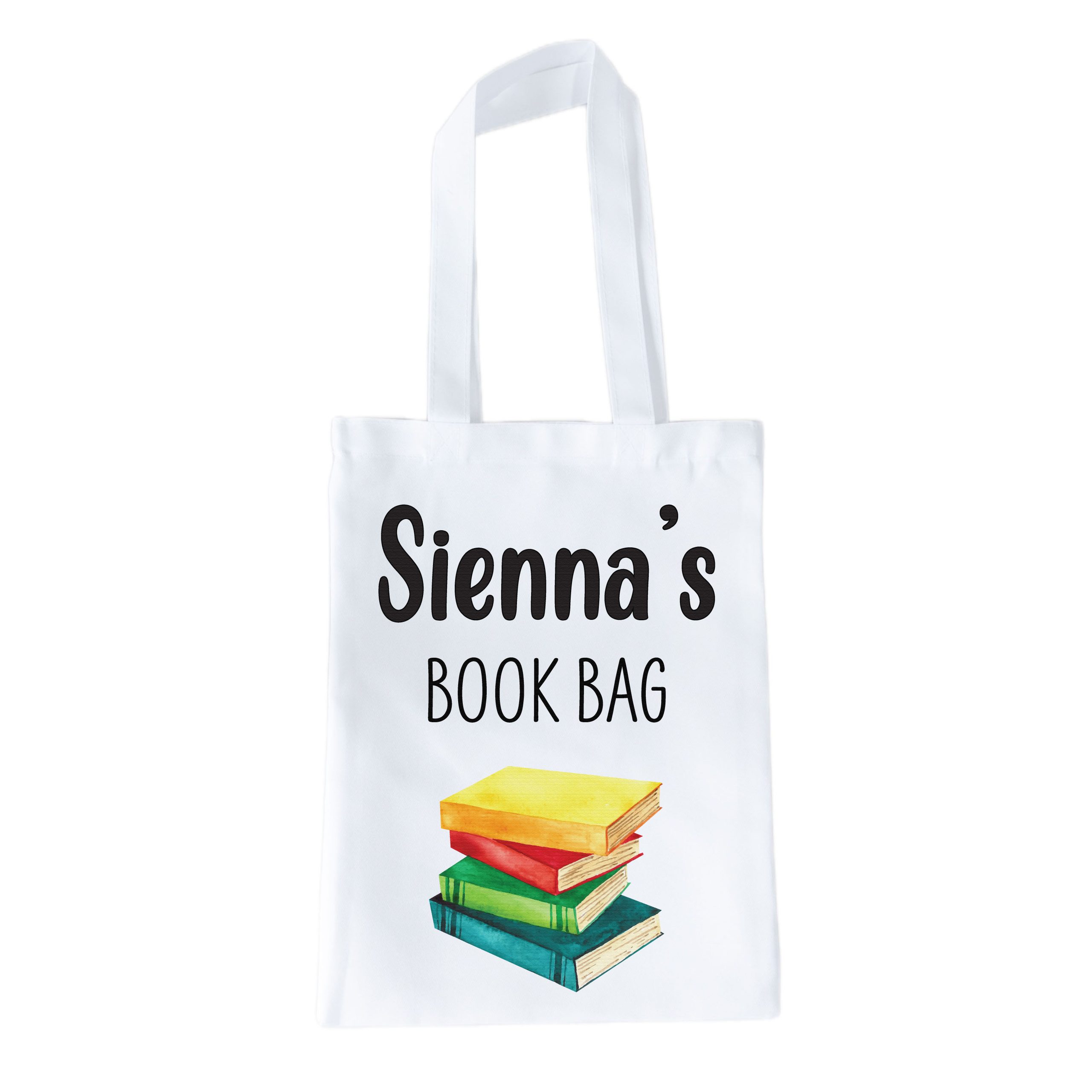 Personalised Book Bag Canvas Tote Bag - Gift for Book Lover Boy or Girl - Image 8