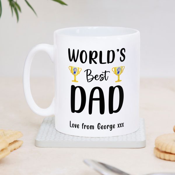 Personalised World's Best Dad Ceramic Mug - Image 6