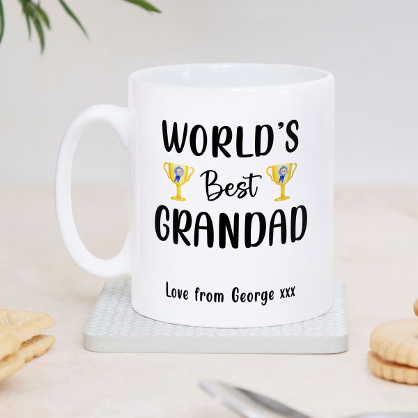 Personalised World's Best Grandad Ceramic Mug - Image 4