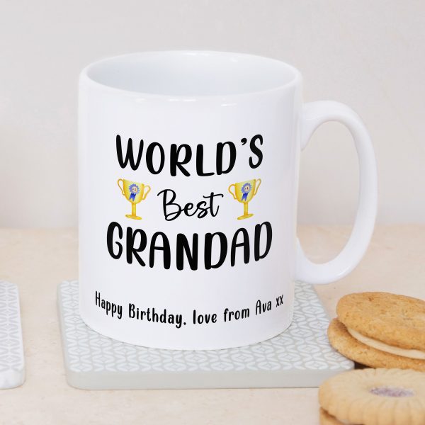 Personalised World's Best Grandad Ceramic Mug - Image 8