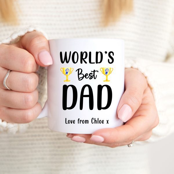 Personalised World's Best Dad Ceramic Mug - Image 2