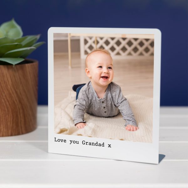 Personalised Family Memory Metal Photo Stand For Him - Image 5