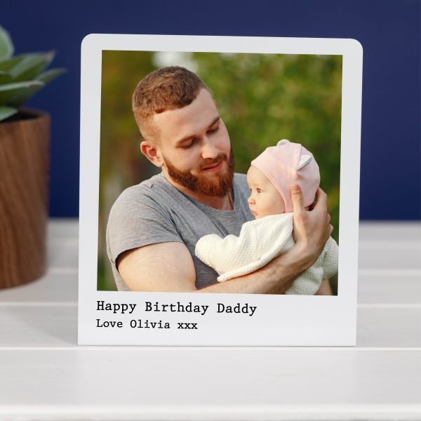 Personalised Family Memory Metal Photo Stand For Him - Image 7